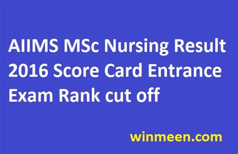 nursing result 2016.